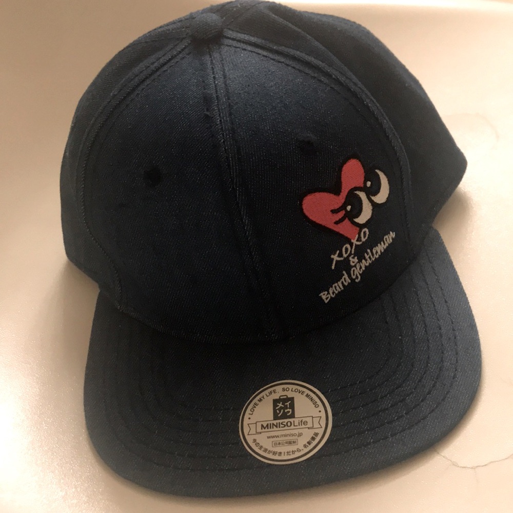 [caps/hats: two for $6] Miniso Denim Baseball Hat